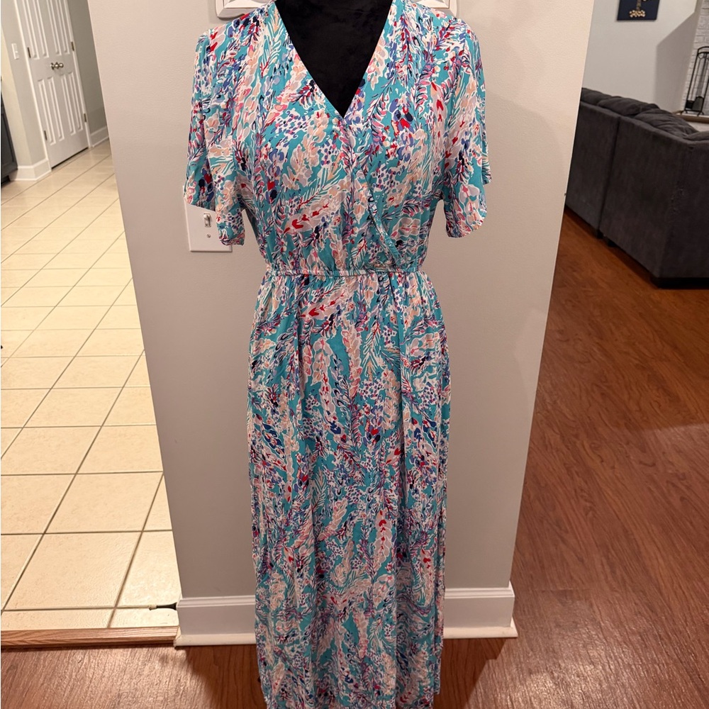 Floral Print Maxi Dress